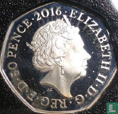 United Kingdom 50 pence 2016 (PROOF - zilver) "150th anniversary of the birth of Beatrix Potter" - Image 1