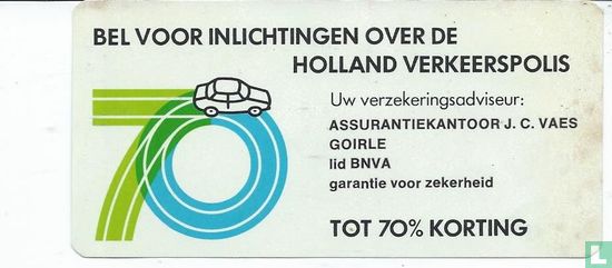 Bel voor inlichtingen over de Holland verkeerspolis