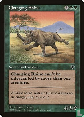Charging Rhino - Afbeelding 1