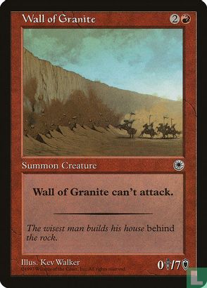 Wall of Granite - Afbeelding 1