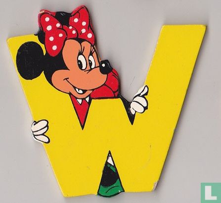 Disney Letters : W : Minnie Mouse - Afbeelding 1