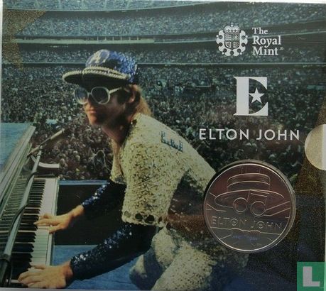 Verenigd Koninkrijk 5 pounds 2020 (folder) "Elton John" - Afbeelding 1