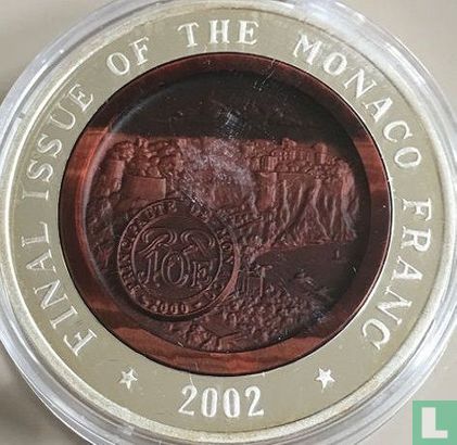 Nordkorea 10 Won 2002 (PP) "Final issue of the Monaco Franc" - Bild 1