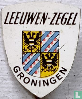 Leeuwen-zegel Groningen - Afbeelding 1