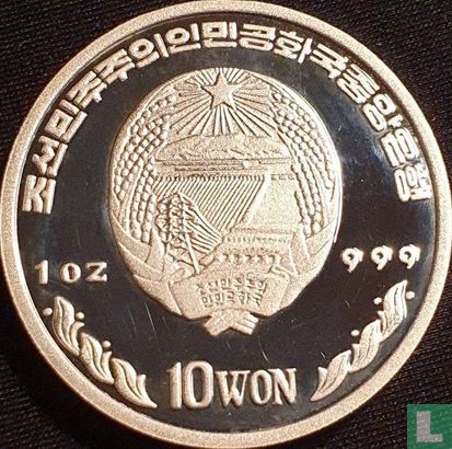 North Korea 10 won 2002 (PROOF) "Final issue of the Belgian Franc" - Image 2