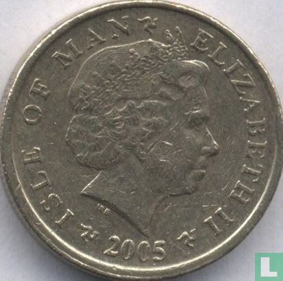 Isle of Man 1 pound 2005 (AB) - Image 1