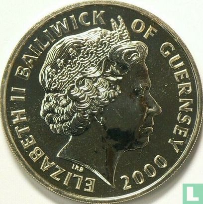 Guernsey 5 pounds 2000 "100th Birthday of Queen Mother" - Image 1