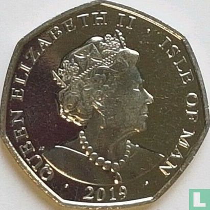Man 50 pence 2019 - Afbeelding 1