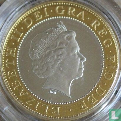Verenigd Koninkrijk 2 pounds 2000 (PROOF - zilver) - Afbeelding 2