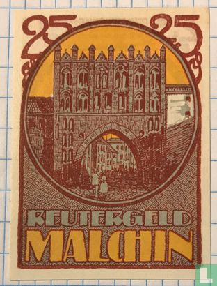 Malchin 25 pfennig 1922  - Afbeelding 1