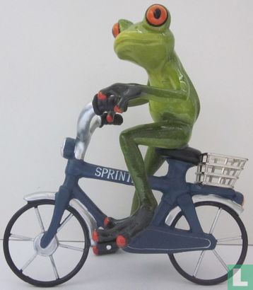 Frog on bicycle - Image 1