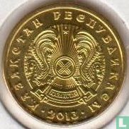 Kazakhstan 1 tenge 2013 (brass plated steel) - Image 1
