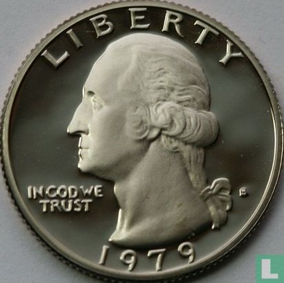 Verenigde Staten ¼ dollar 1979 (PROOF - type 1) - Afbeelding 1
