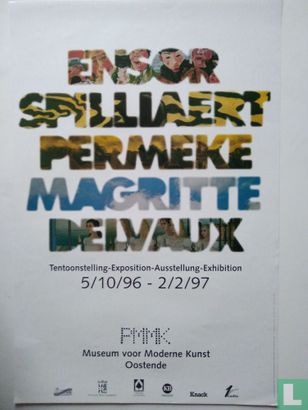 Ensor, Spillaert, Permeke, Magritte, Delvaux