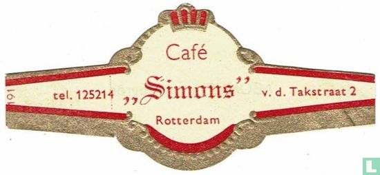 Café „Simons" Rotterdam - tel. 125214 - v. d. Takstraat 2 - Afbeelding 1