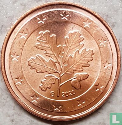 Allemagne 5 cent 2020 (G) - Image 1