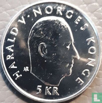 Noorwegen 5 kroner 1995 "50th anniversary of the United Nations" - Afbeelding 2