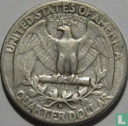 Verenigde Staten ¼ dollar 1934 (D) - Afbeelding 2