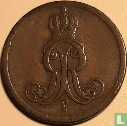 Hannover 1 pfennig 1859 - Afbeelding 2