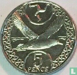 Insel Man 5 Pence 2018 - Bild 2