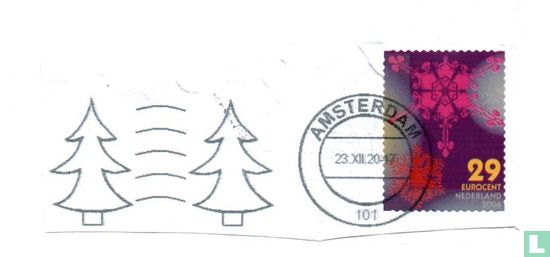 Amsterdam 2020 met kerstboom