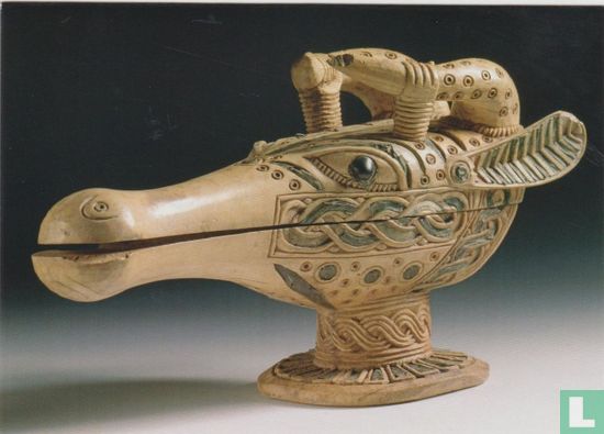 Kola nut bowl in het shape of an antelope head - Afbeelding 1
