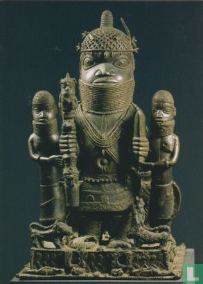 Statue votive-Aser Beria-with Oba Akenzua - Image 1
