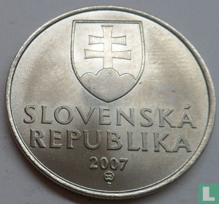 Slowakei 5 Korun 2007 - Bild 1