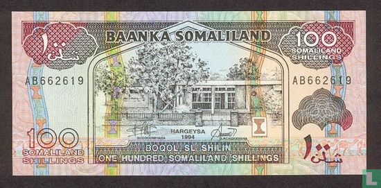 SOMALILAND 100 SHILLING 2002 - Afbeelding 1