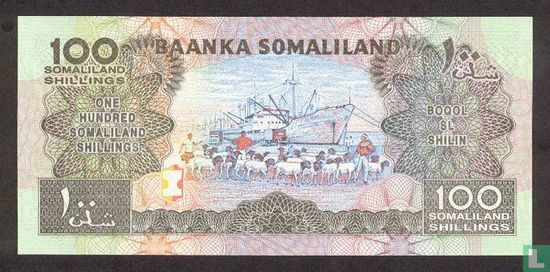 SOMALILAND 100 SHILLINGS 2002 UNC - Bild 2