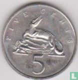 Jamaica 5 cents 1980 (type 2) - Image 2