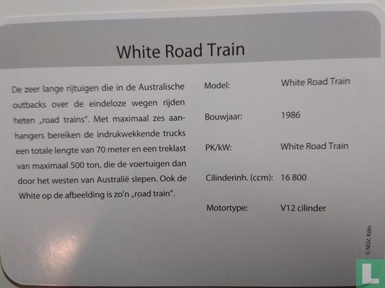 White Road Train - Afbeelding 2