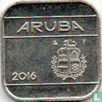 Aruba 50 cent 2016 (koerszettende zeilen zonder ster) - Afbeelding 1