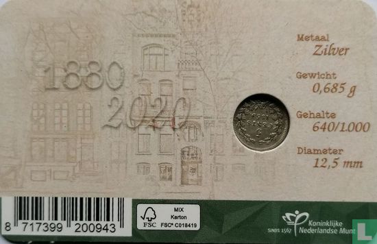 Pays-Bas 5 cents (coincard) "140 years Schulman" - Image 2
