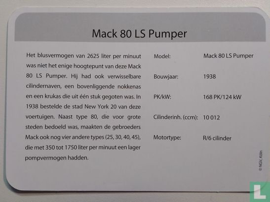Mack 80 LS Pumper - Afbeelding 2