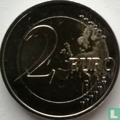 Luxemburg 2 euro 2020 (reliëf - leeuw) "Birth of Prince Charles" - Afbeelding 2
