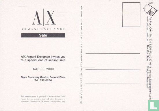 021 - Armani Exchange - Image 2