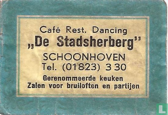 Cafe Rest. Dancing De Stadsherberg
