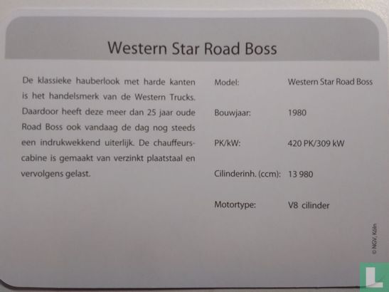Western Star Road Boss - Afbeelding 2