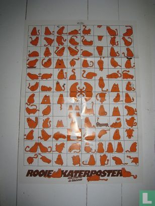 Rooie kater poster