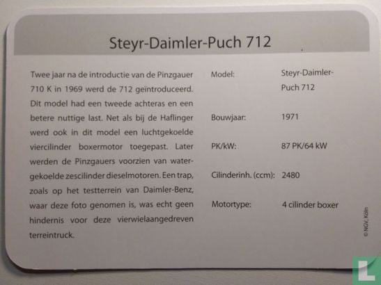 Steyr-Daimler-Puch 712 - Afbeelding 2