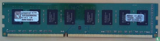 Kingston KVR1333D3N9K3 DDR3 PC3-10600 CL9 2GB 240pin - Afbeelding 1