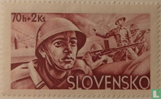 Slovak frontline soldiers