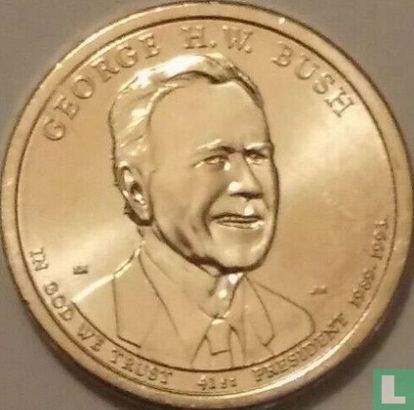 United States 1 dollar 2020 (D) "George H.W. Bush" - Image 1