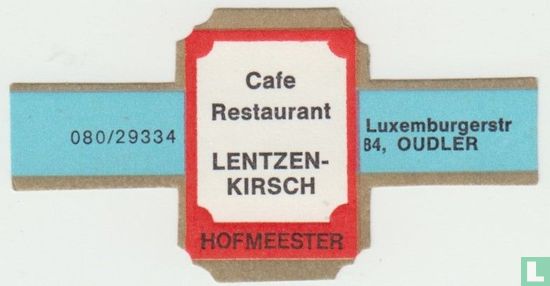 Café Restaurant Lentzen-Kirsch - 080/29334 - Luxemburgerstr. 84, Oudler - Afbeelding 1