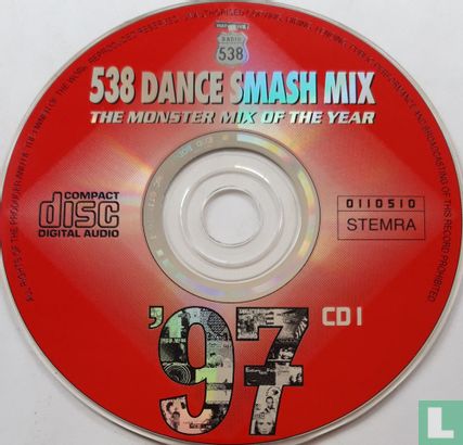 538 Dance Smash Mix '97 - The Monster Mix of the Year - Afbeelding 3