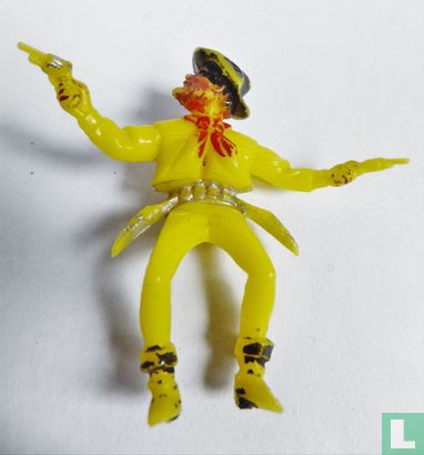 Cowboy with 2 pistols (yellow)