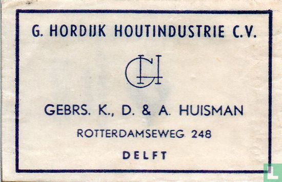 G. Hordijk Houtindustrie C.V. - Afbeelding 1