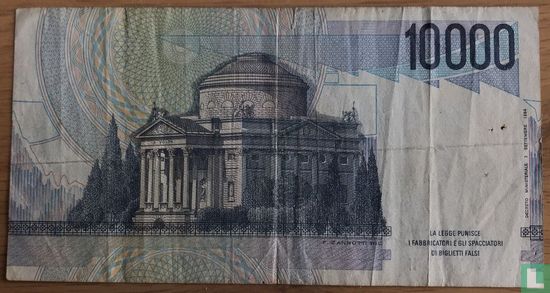 Italy 10,000 lire (P112c) - Image 2