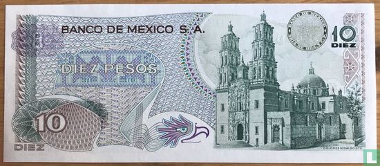 Mexique 10 Pesos - Image 2
